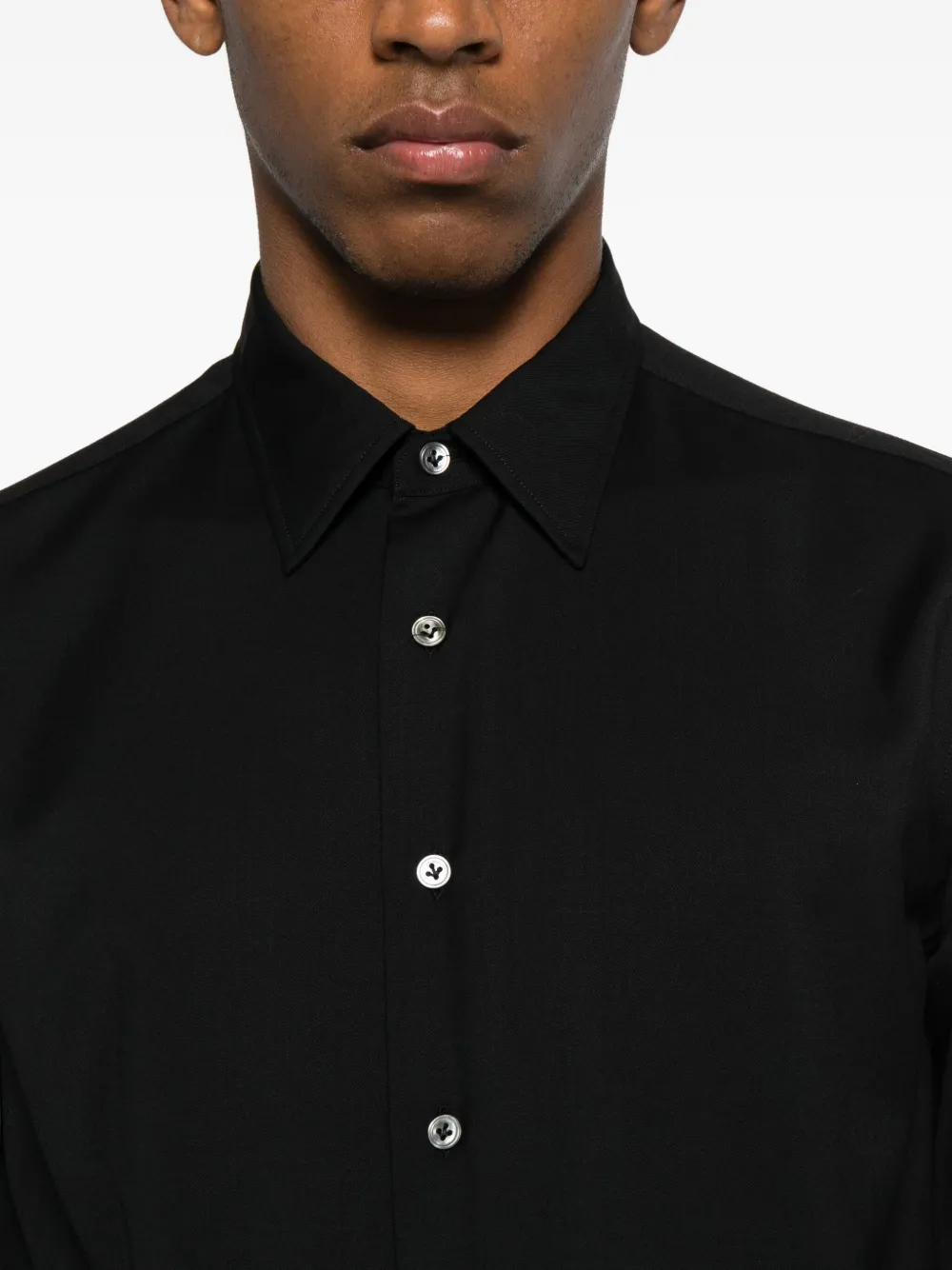 Lardini Overhemd met lange mouwen Zwart