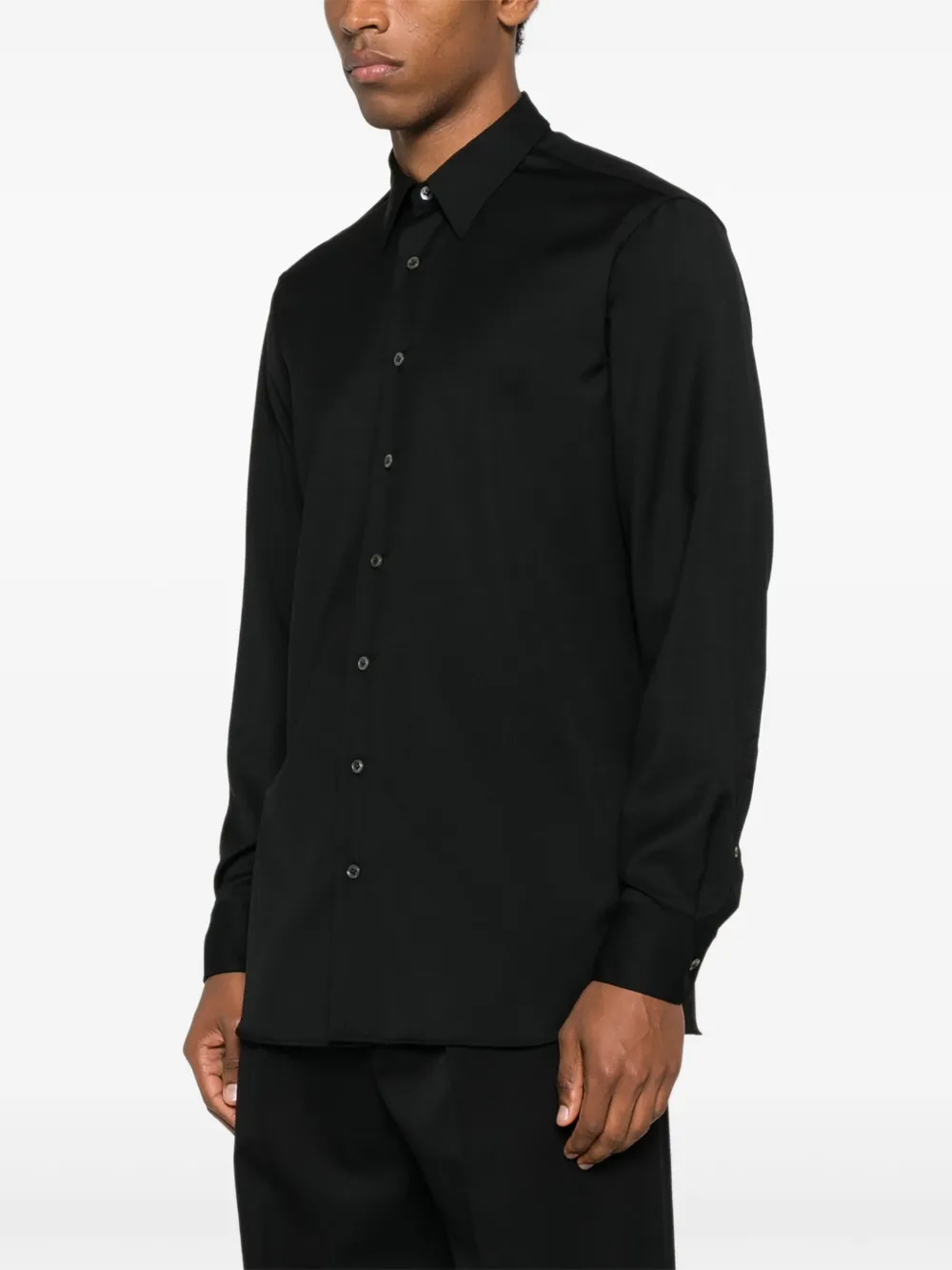 Lardini Overhemd met lange mouwen Zwart