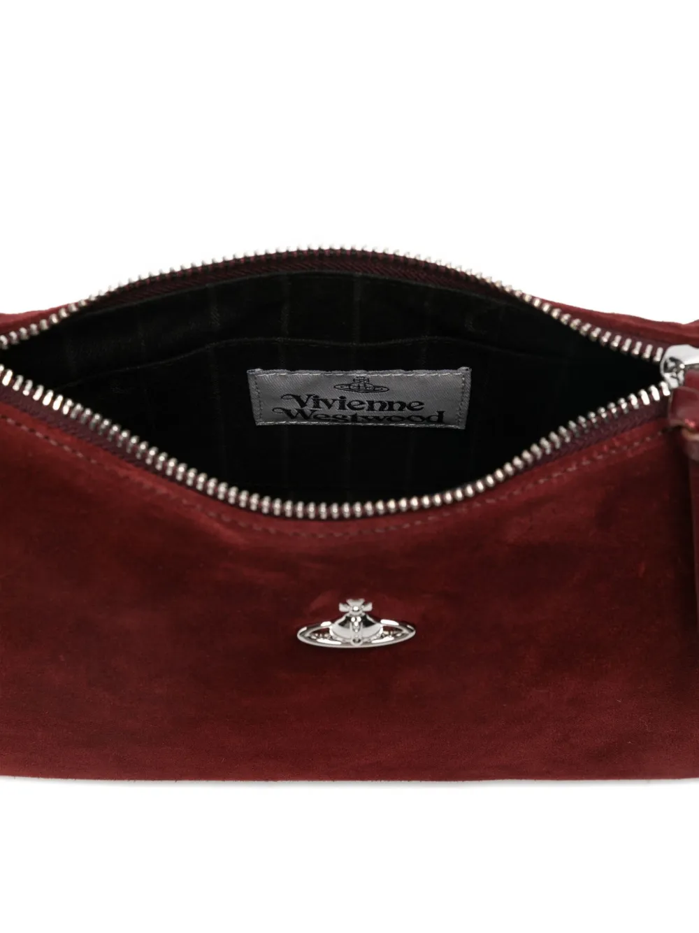 Vivienne Westwood Kate Orb-plaque Shoulder Bag In Red