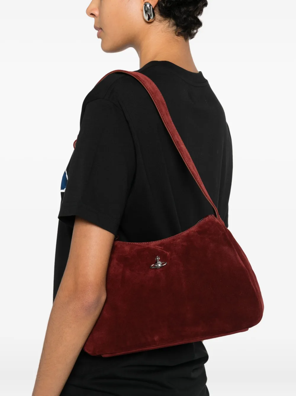 Vivienne Westwood Kate schoudertas met Orb-plakkaat - Rood