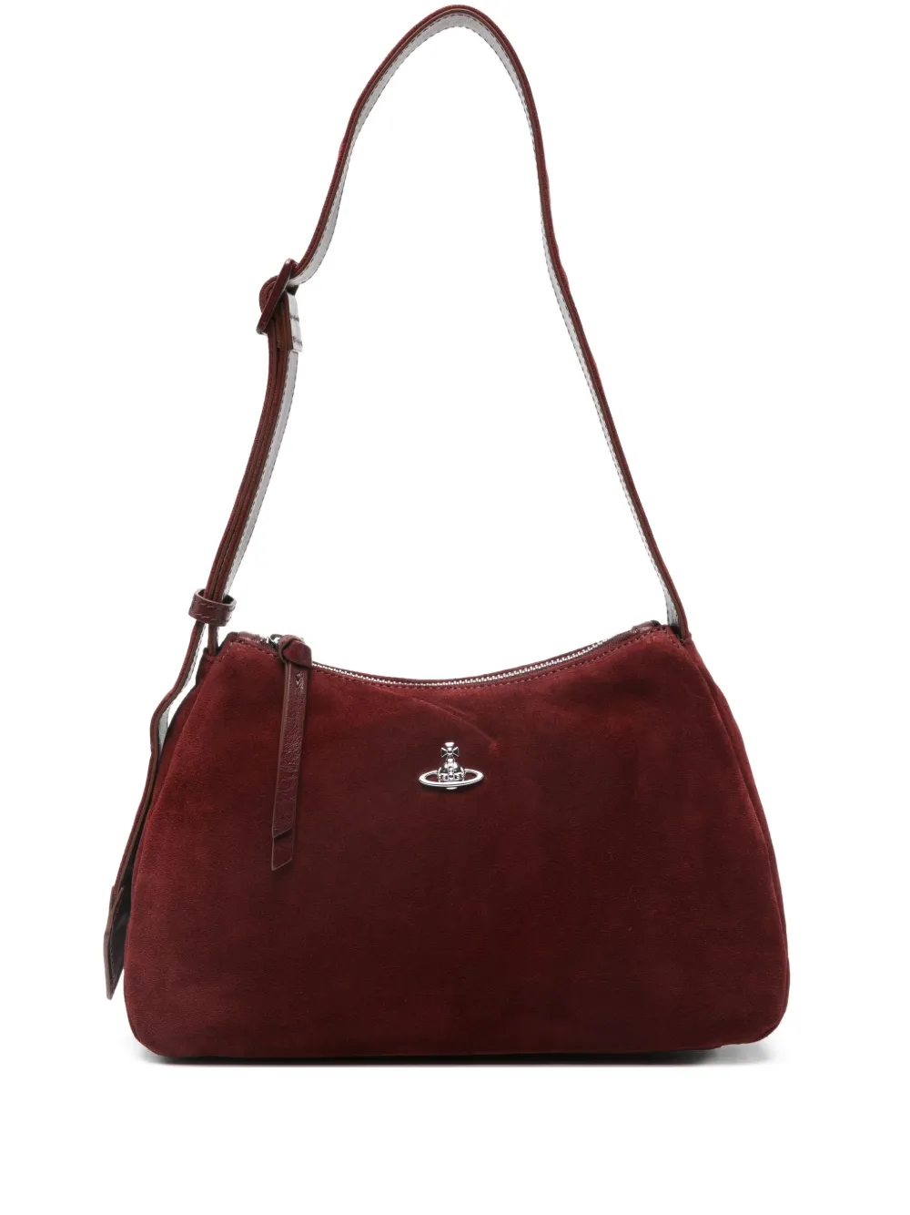 Vivienne Westwood Kate Orb-plaque Shoulder Bag In Red