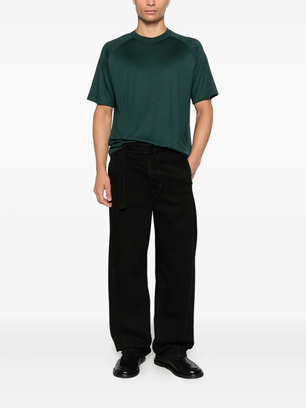 Zegna raglan short-sleeve T-shirt - Groen