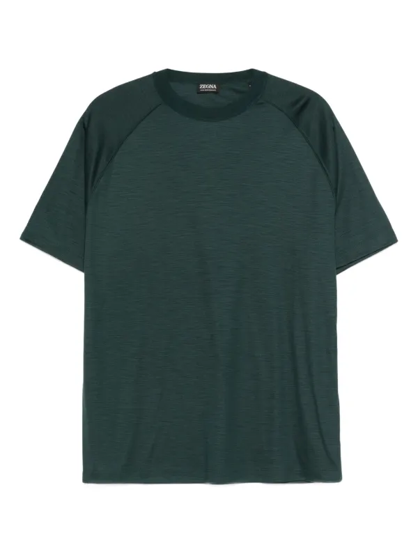 Zegna Raglan Short-sleeve T-shirt in Green