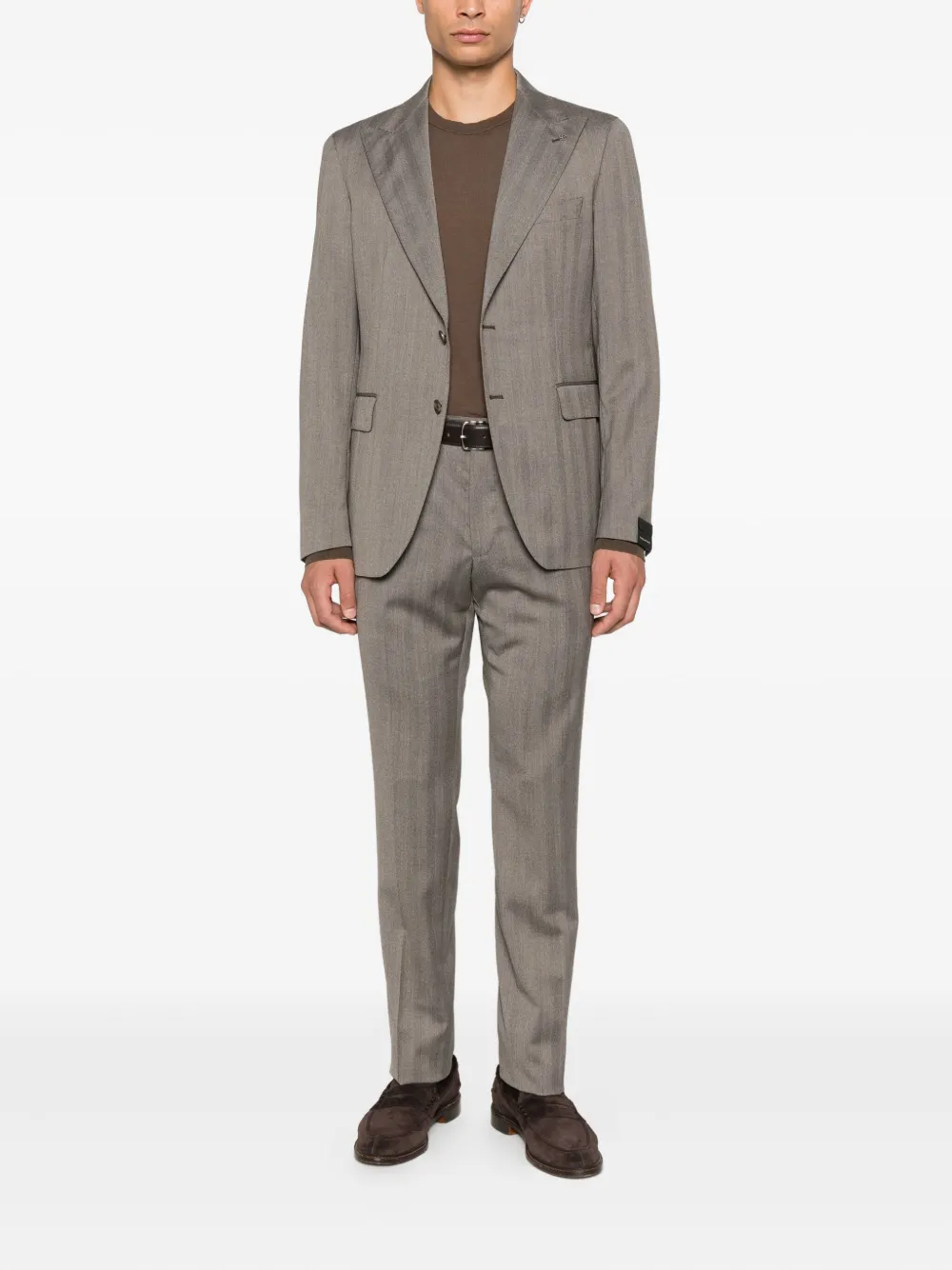 Zegna round-neck sweater - Bruin