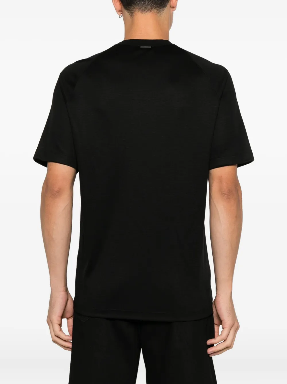 Zegna T-shirt met korte mouwen Zwart