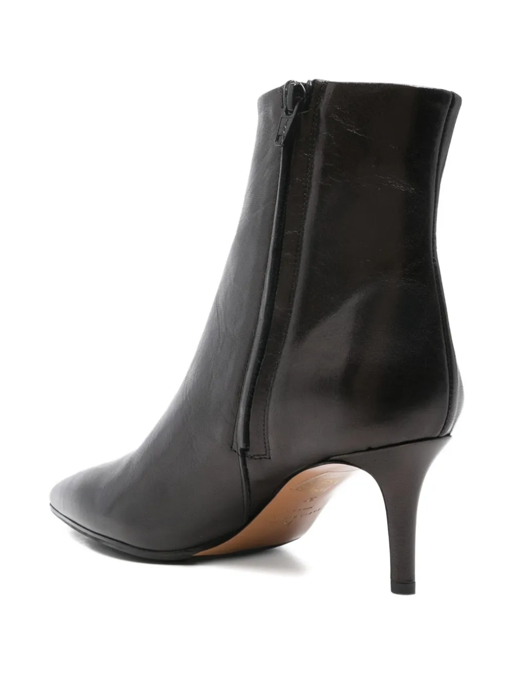 Fabio Rusconi 65mm Pointed-toe Heeled Boots In Black