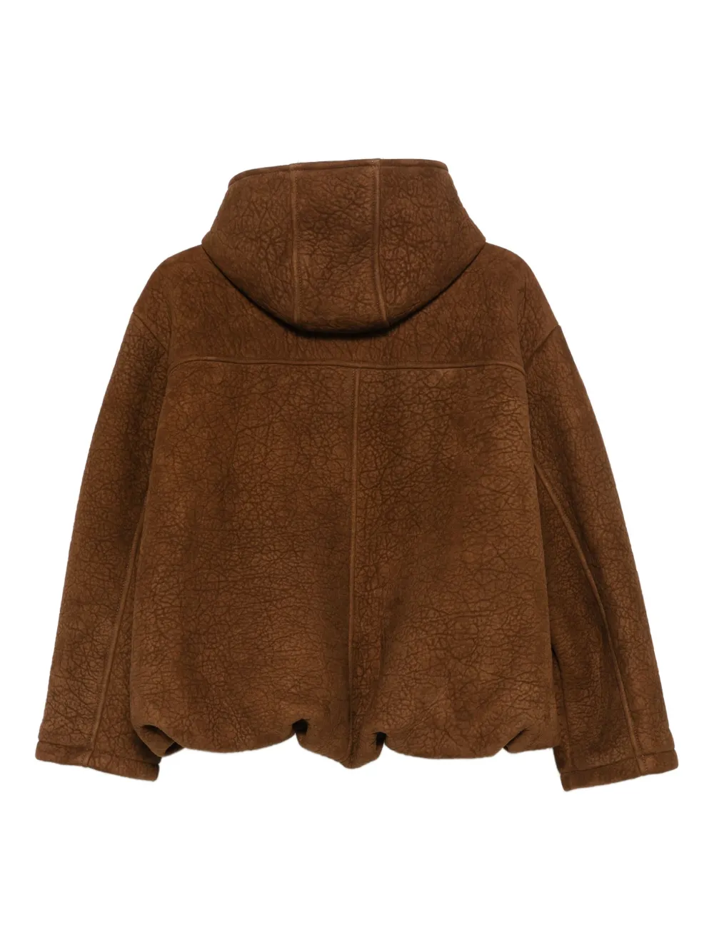Salvatore Santoro Hooded Zip-fastening Jacket In Brown