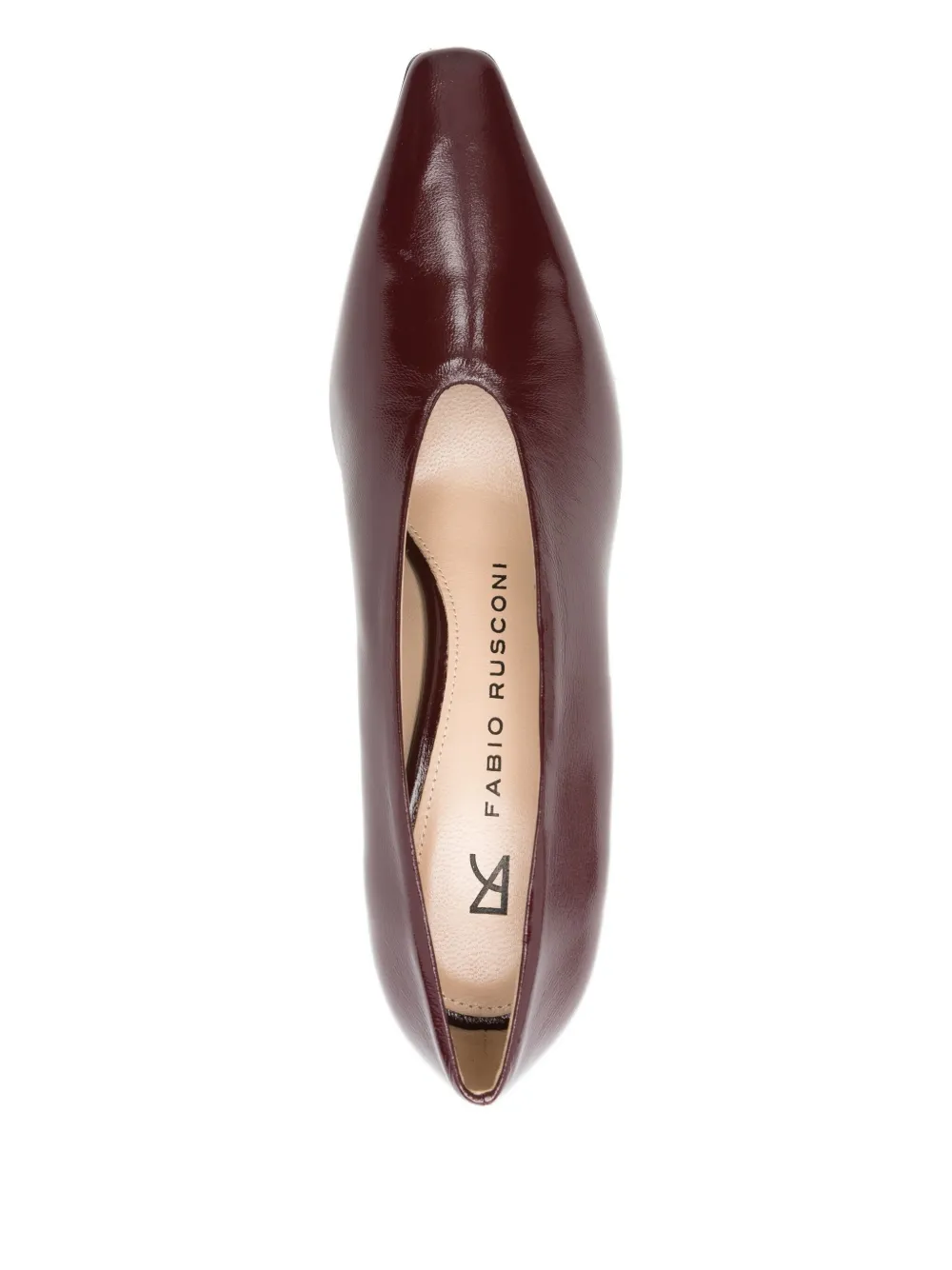 Fabio Rusconi Square-toe Heeled Pumps In Burgundy