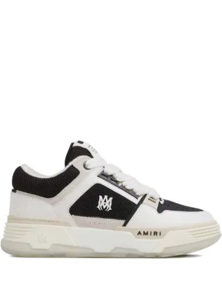 新品 AMIRI MA-1 厚底 レザースニーカー AMIRI MA-1 lace-up Sneakers | White | FARFETCH