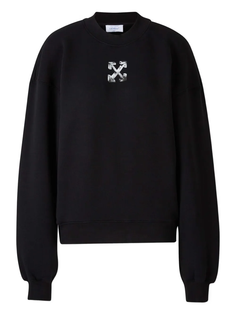 Off-White sudadera con capucha y logo gráfico | negro | Image 1