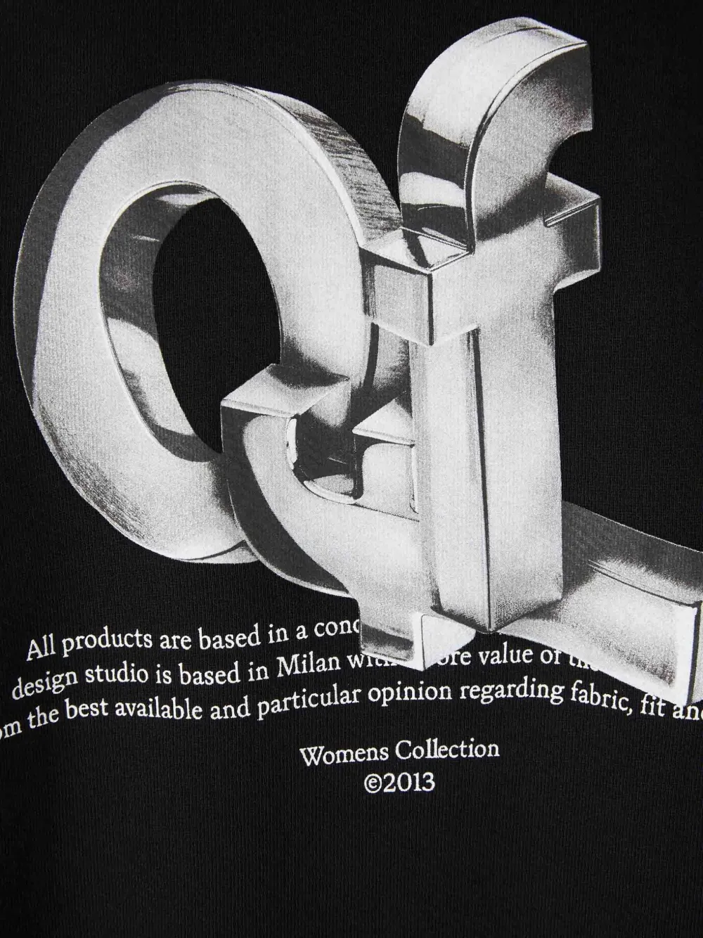 Off-White Sweater met grafische print en capuchon Zwart