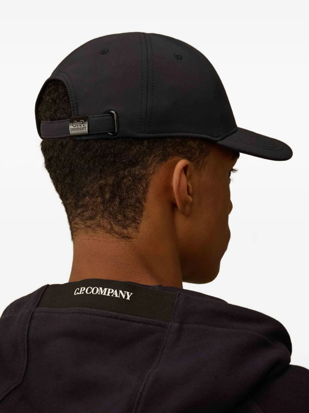 C.P. Company embroidered-logo cap - Zwart