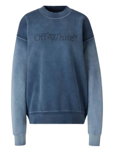 Off-White sudadera de algodón con logo