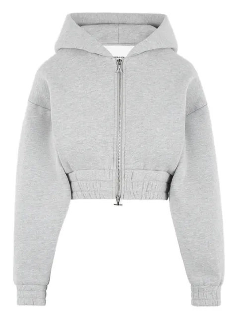 Manière De Voir hoodie crop Josiane à fermeture zippée
