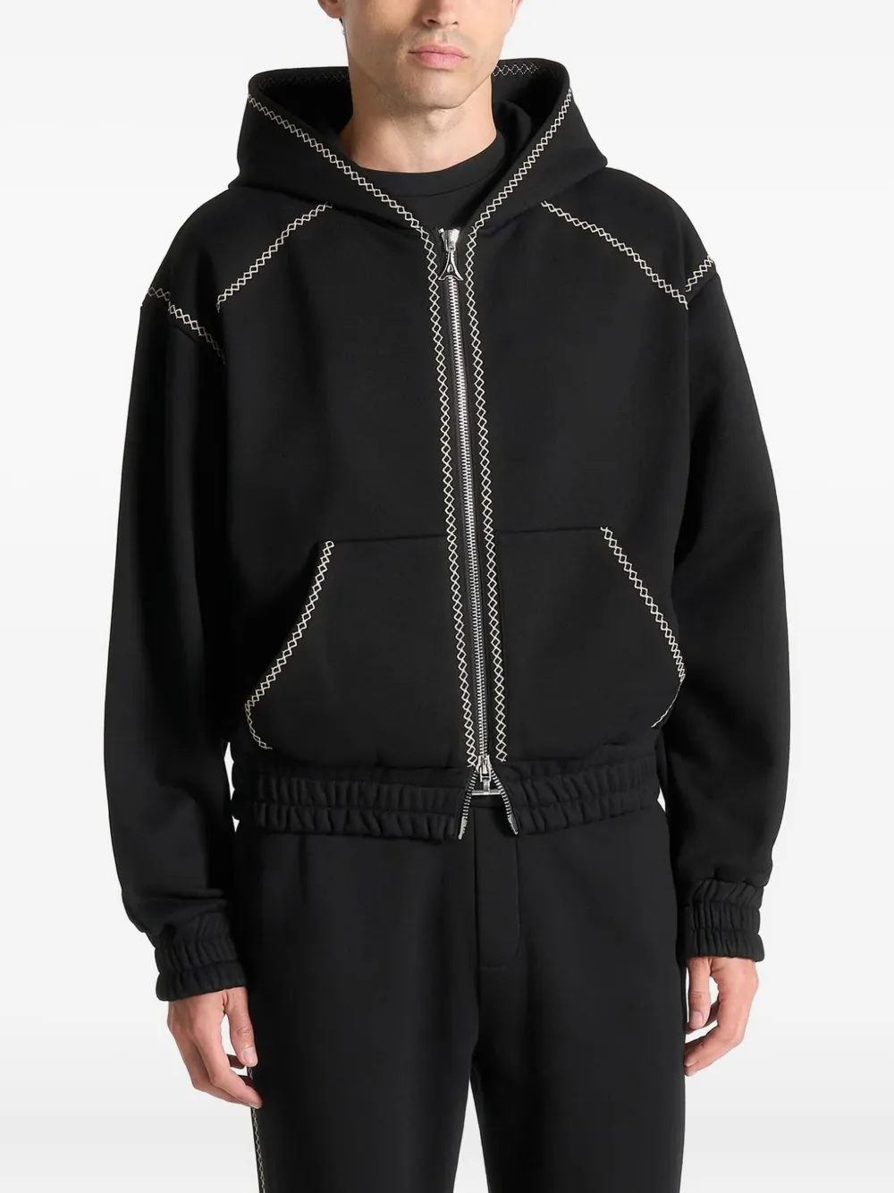 Manière De Voir hoodie Ivan con cierre | negro | Image 1