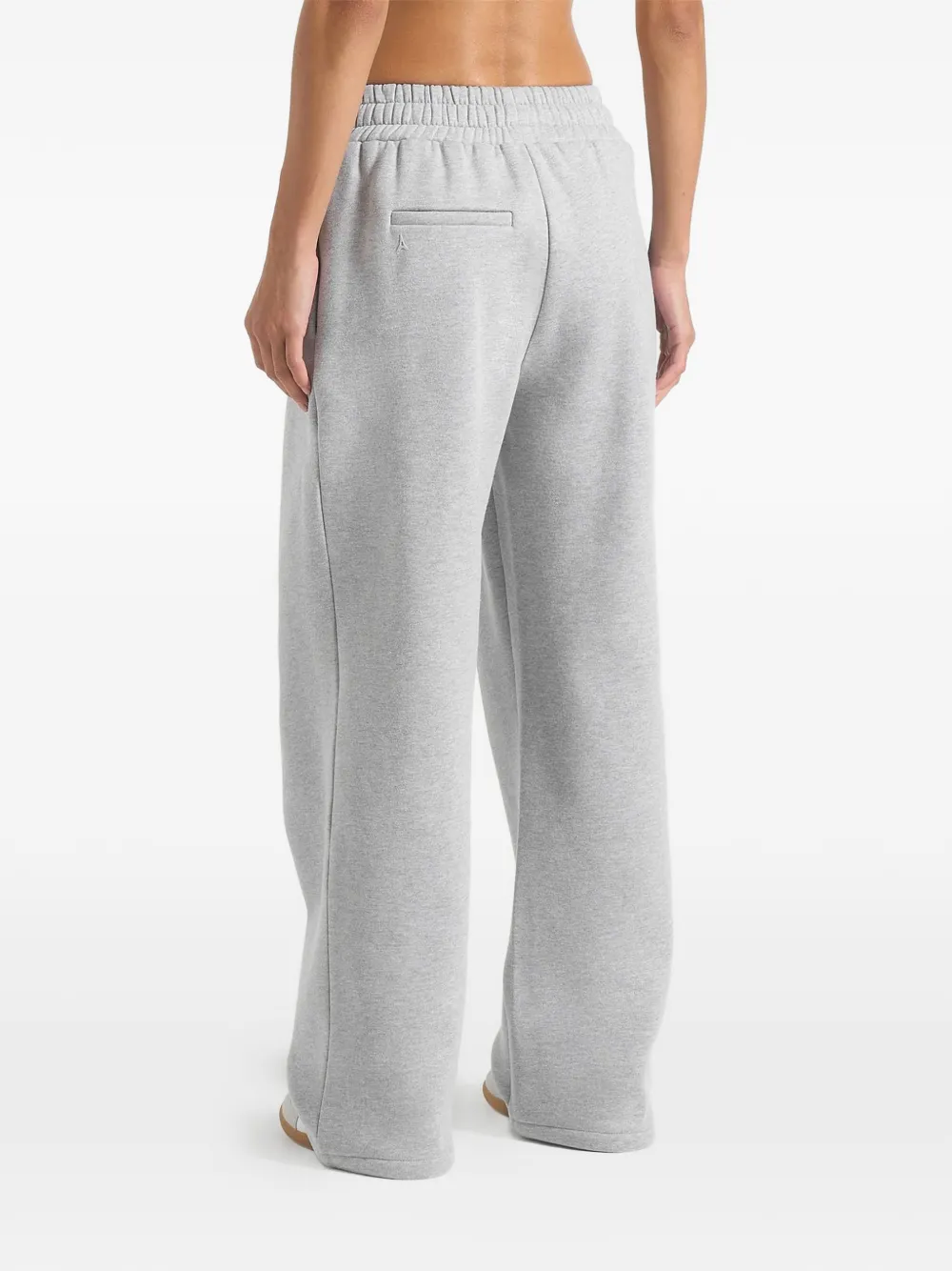 Manière De Voir Fanny Pleated Track Pants In Gray