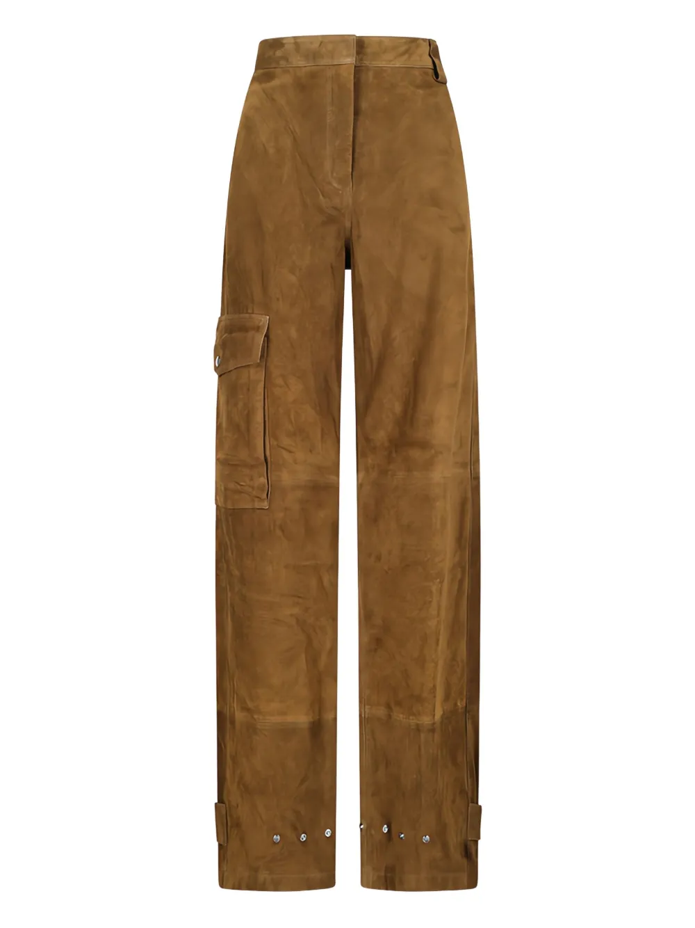 Enes Irene Cargo Trousers In Brown