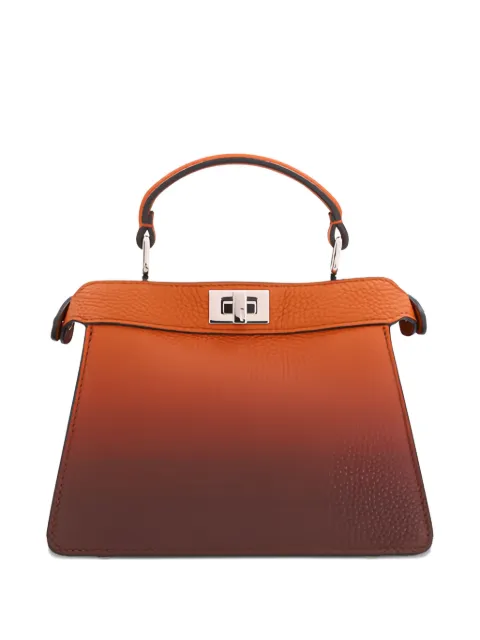 FENDI mini Peekaboo ISeeU leather tote bag