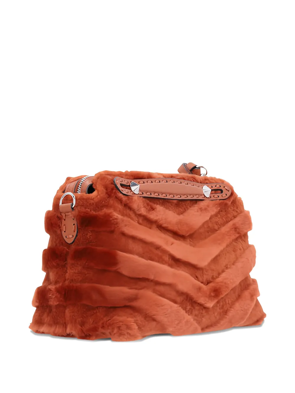 Fendi Medium By The Way Selleria Top-handle Shoulder Bag In Orange