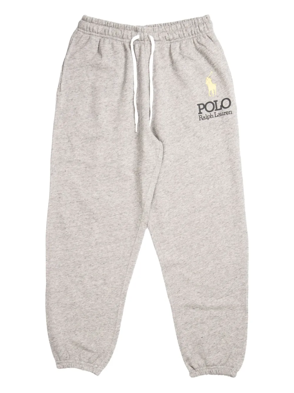 Polo Ralph Lauren Polo Pony Drawstring Track Pants In Gray