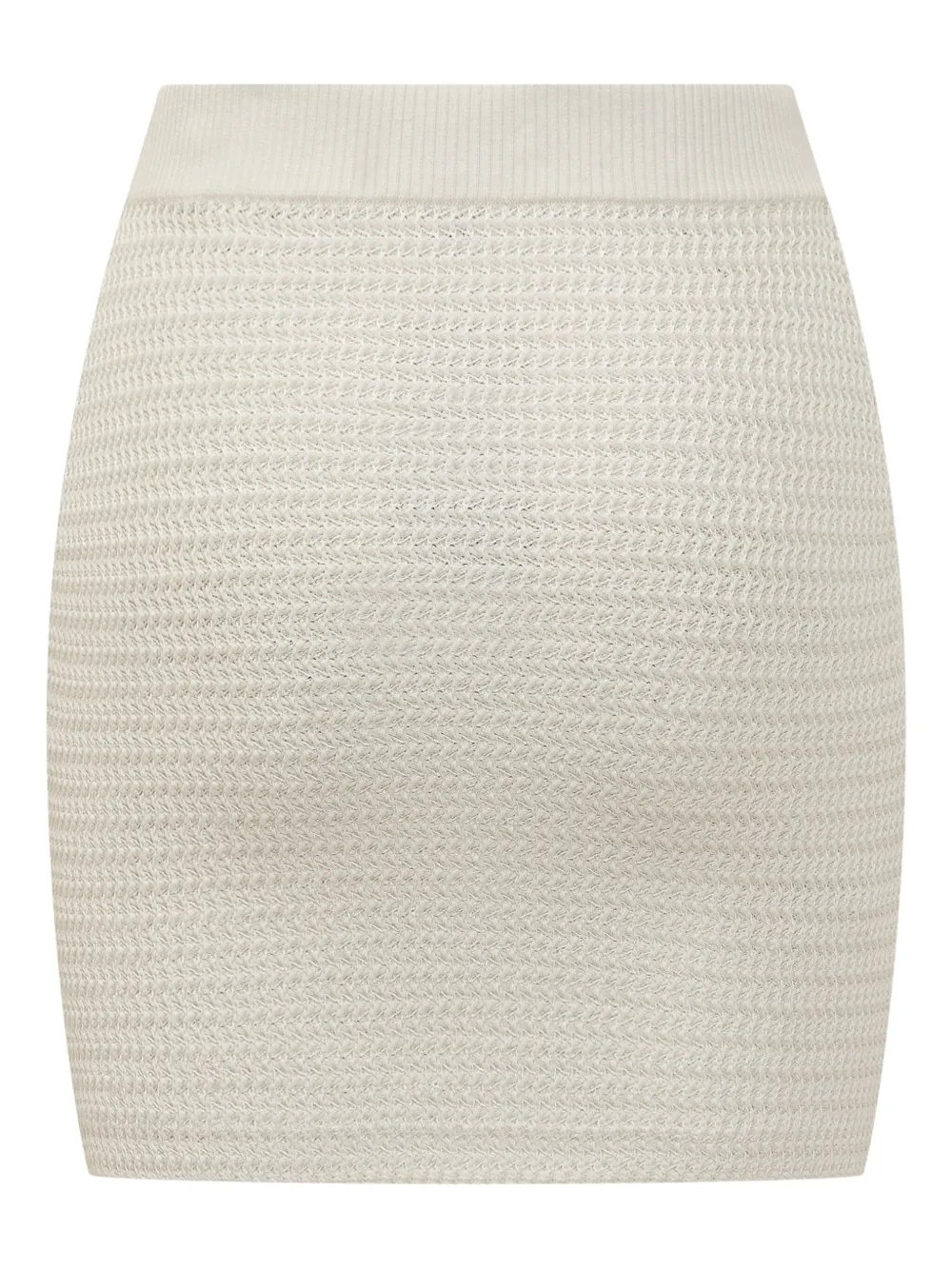 Amiri Pocket-detail Mini Skirt In Neutral