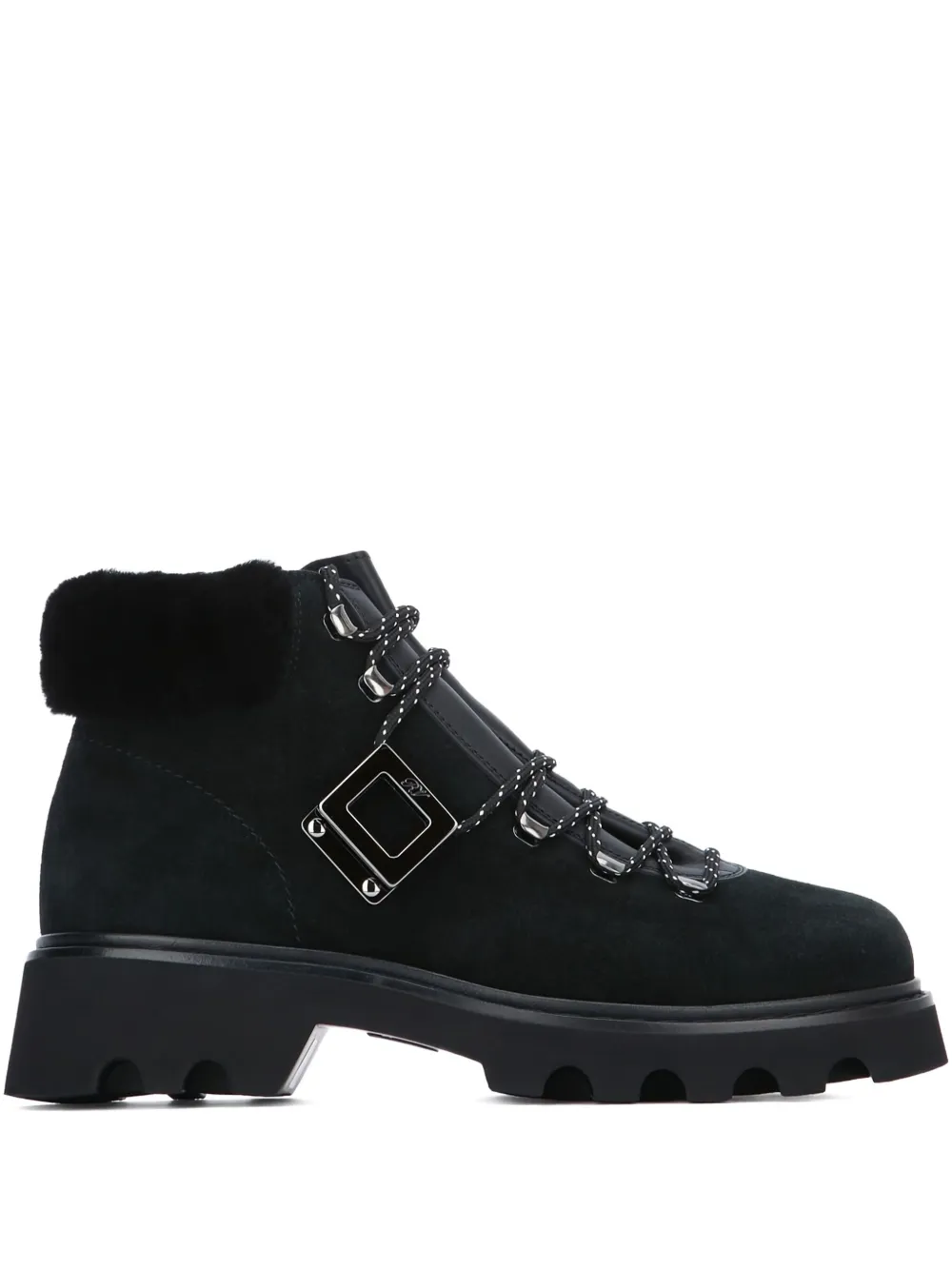 Roger Vivier bottines Viv' Rangers en daim | noir | Image 1