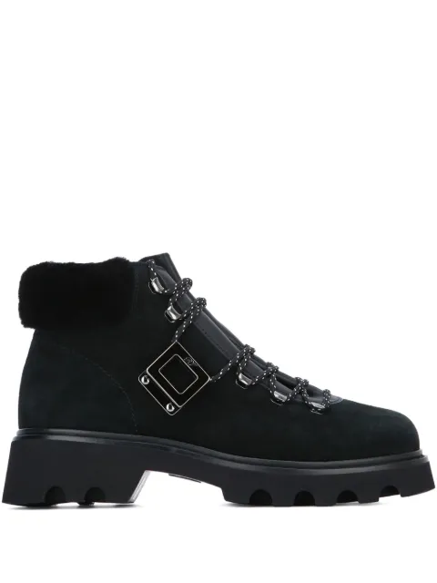 Roger Vivier Viv' Rangers suede truck boots