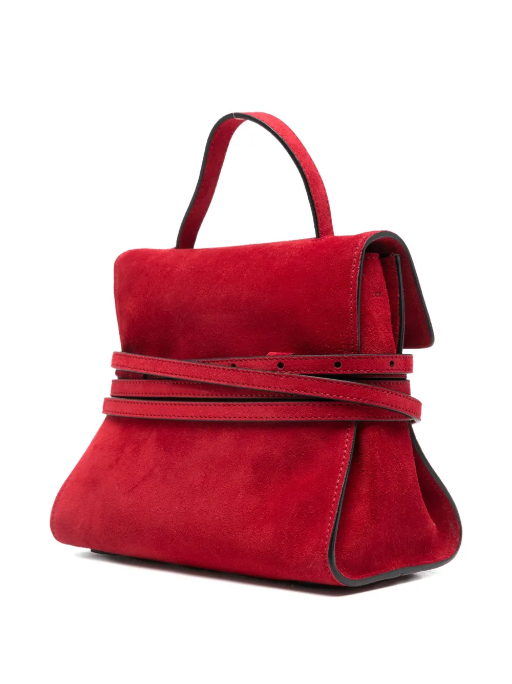 Moschino Tie Me shopper Rood