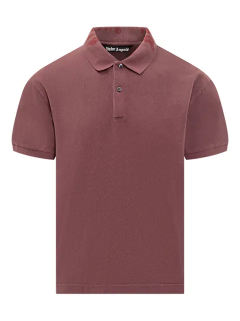 Palm Angels neck logo polo