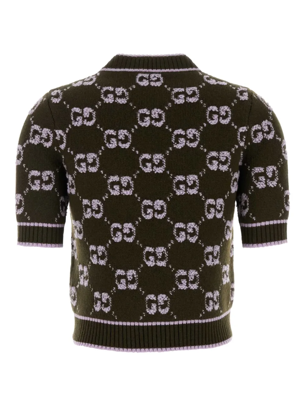 Gucci Gg Logo-pattern T-shirt - Green 