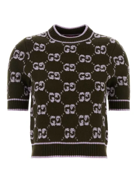Gucci GG logo-pattern T-shirt