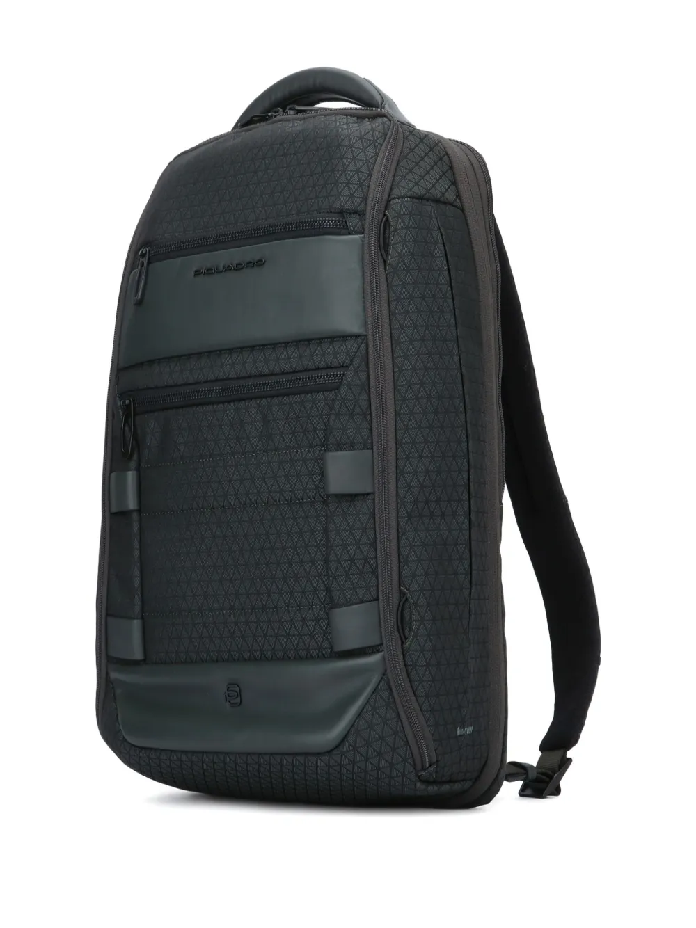 PIQUADRO Rugzak met logoplakkaat Groen