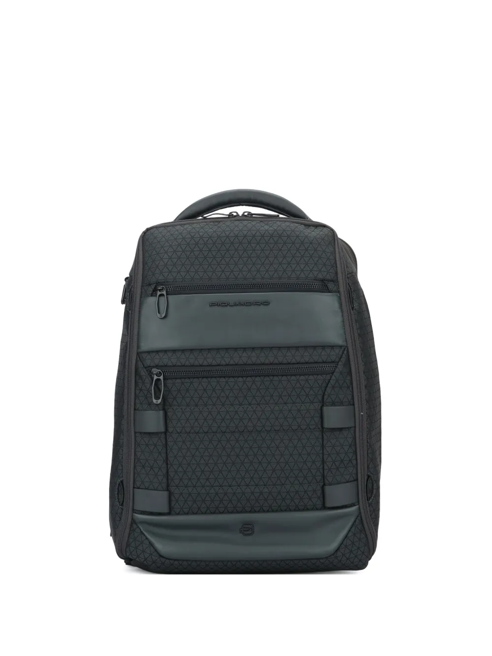 PIQUADRO mochila con placa del logo | verde | Image 1