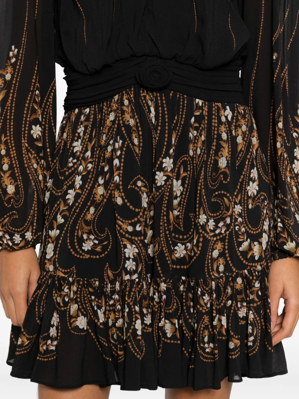 FARM Rio Jurk met ruches Zwart