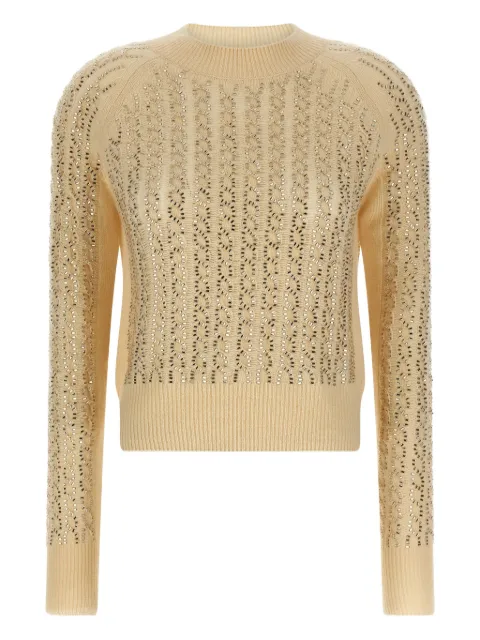 Ermanno Scervino braided studded sweater
