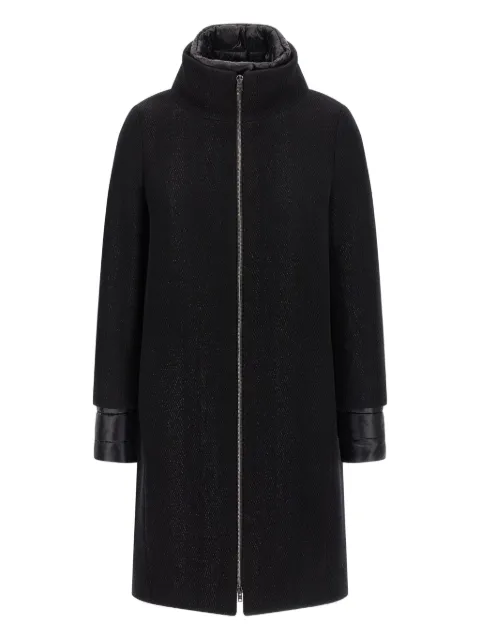 Herno zigzag-weave coat