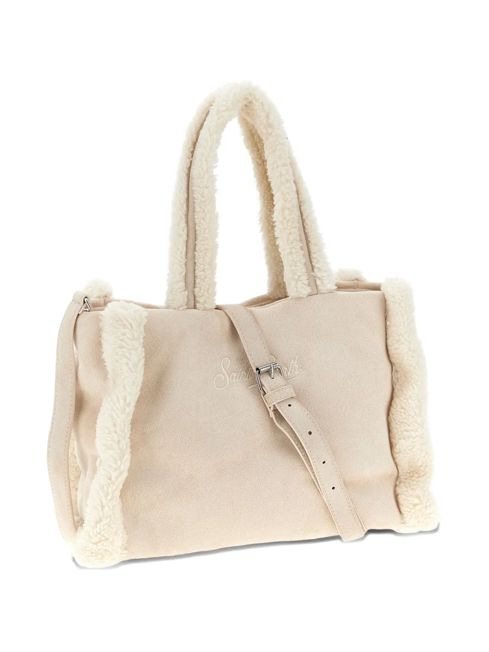 MC2 Saint Barth Colette shearling tote bag - Beige