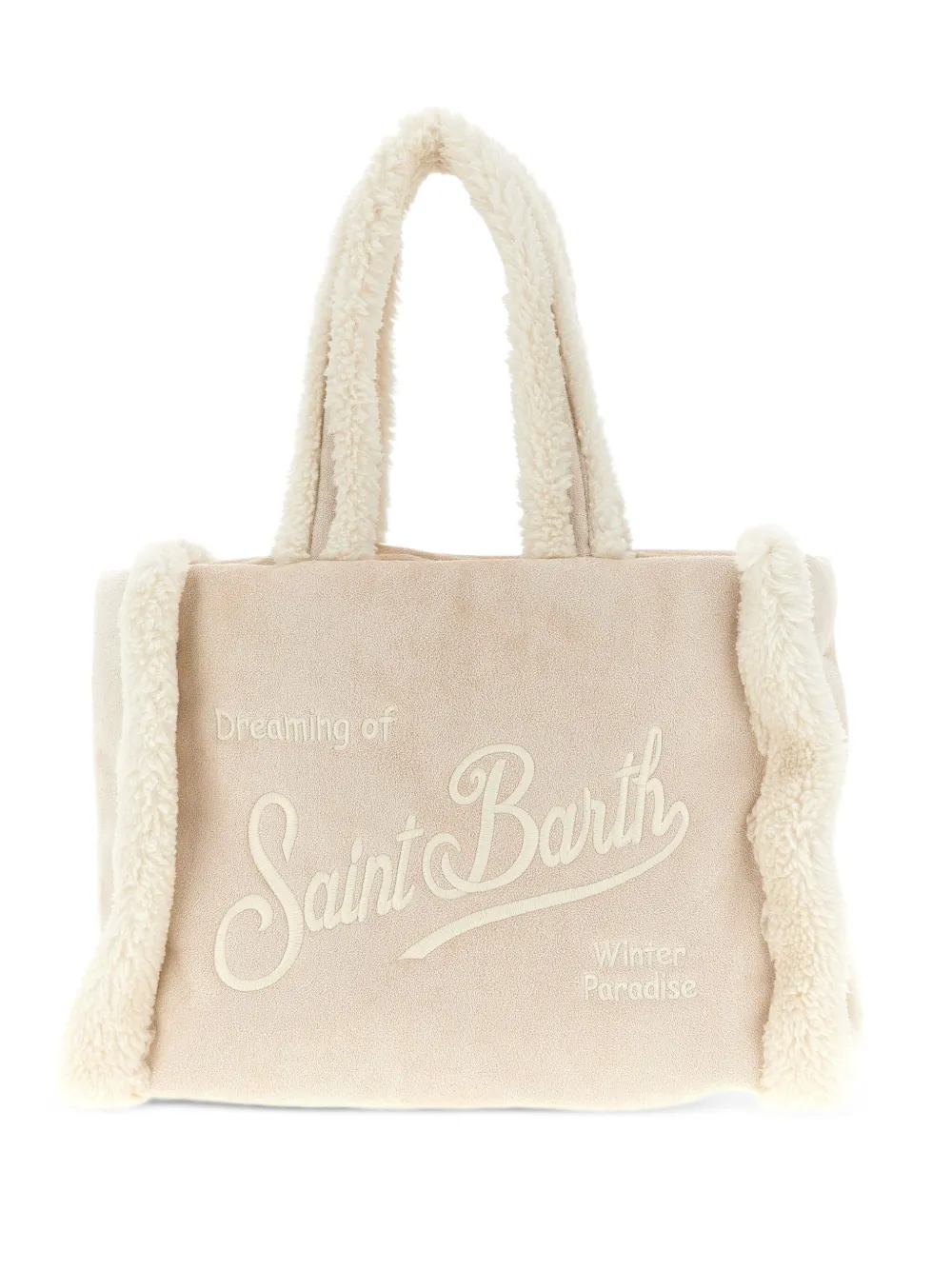 MC2 Saint Barth Colette shearling tote bag - Toni neutri