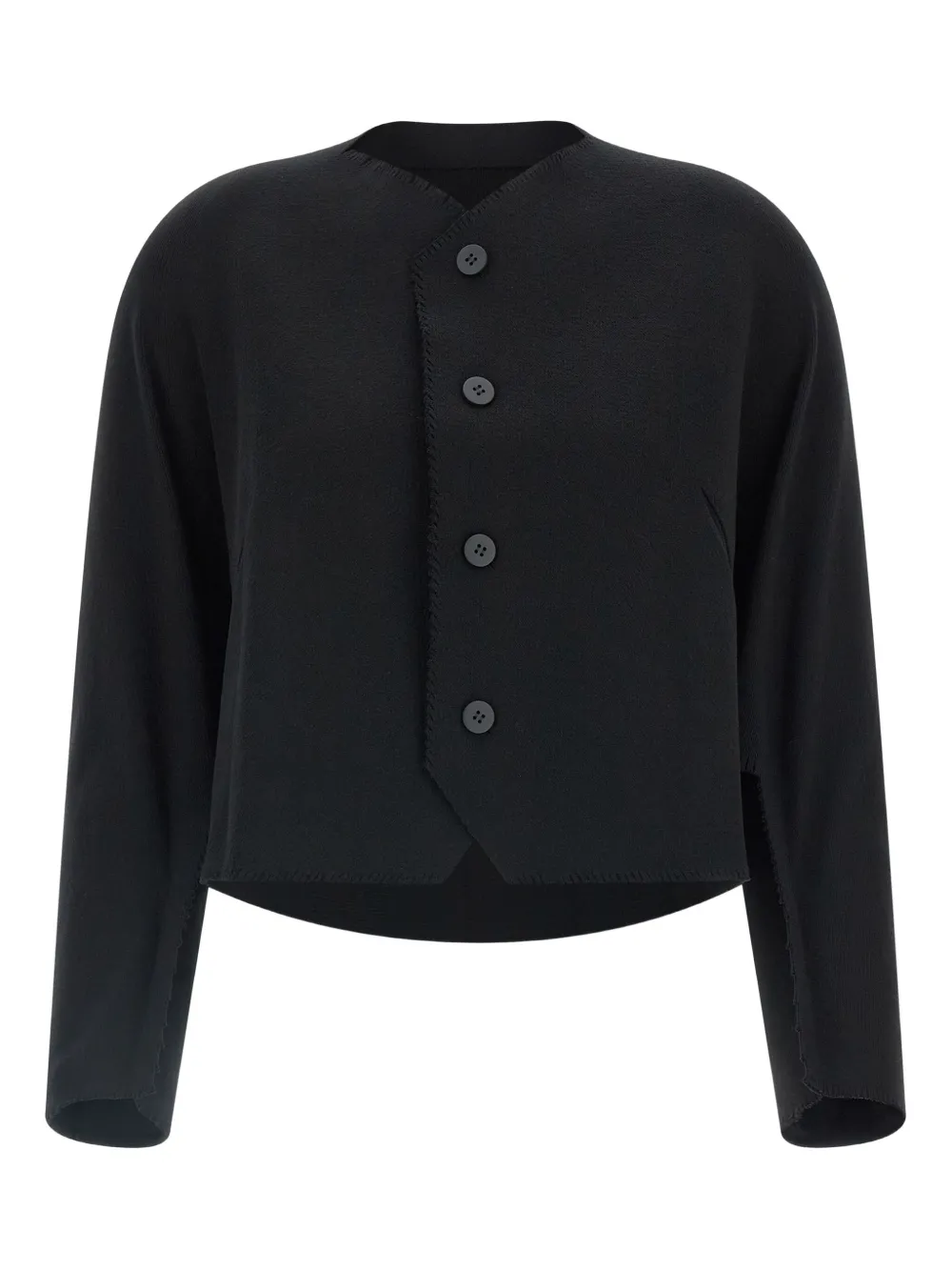 Issey Miyake Campagne button cardigan | Black | Image 1
