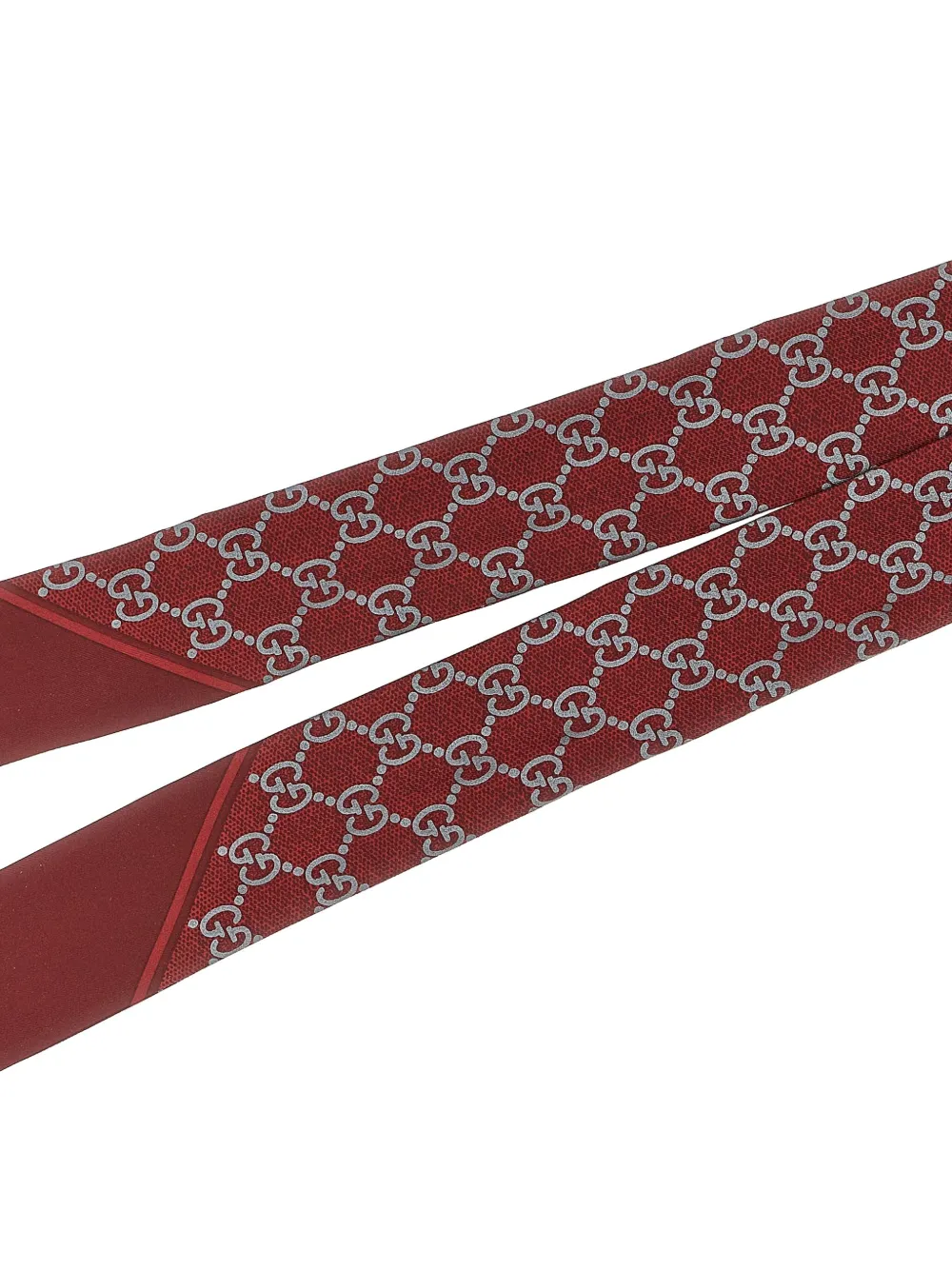 Gucci laminated GG-pattern scarf - Rood