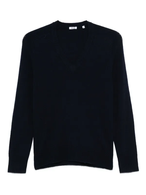 ASPESI Wool-blend Jumper in Blue