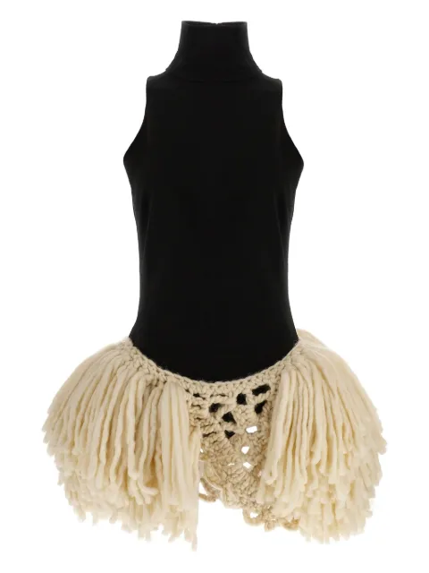 Magda Butrym vestido corto con cuello de tortuga