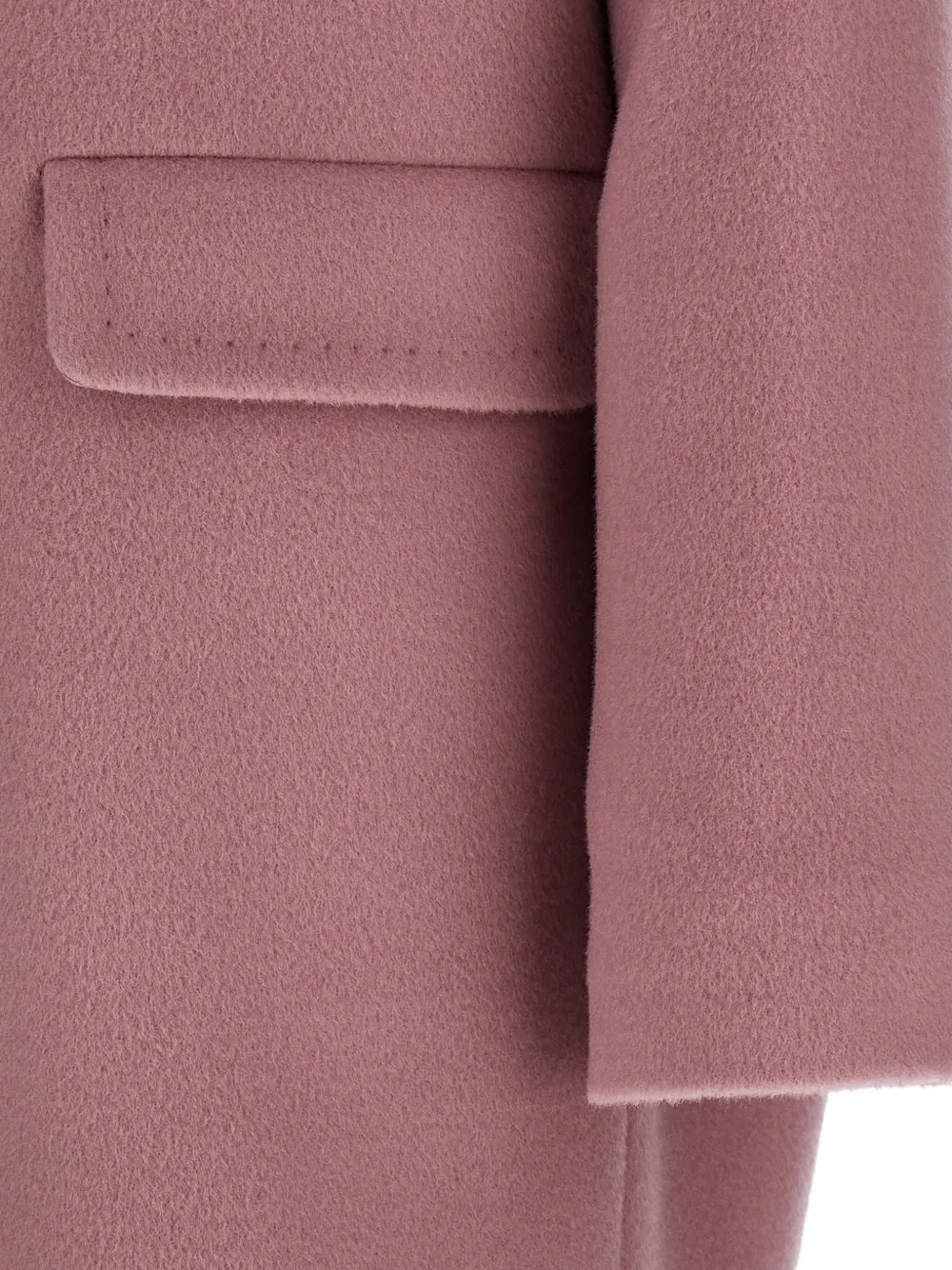 Tagliatore Astrid Double-breasted Flap Coat In Pink