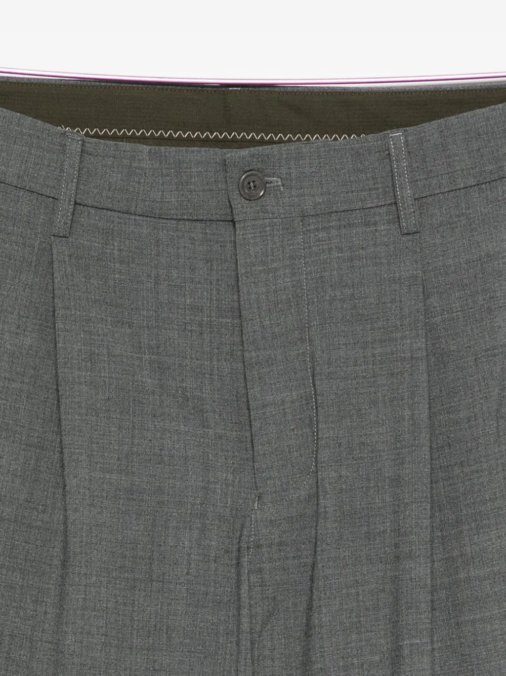 Aspesi Pleated Trousers In Gray