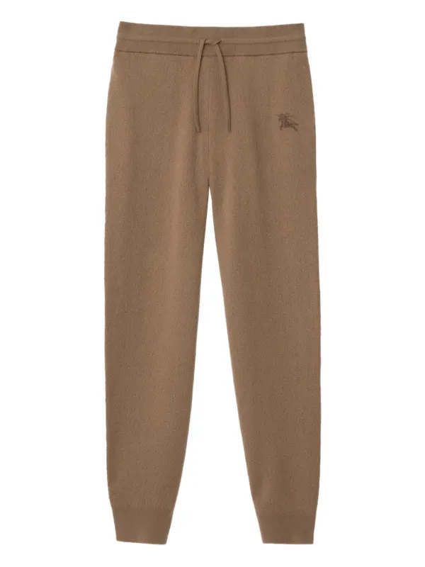 Burberry Wool Blend Track Pants in Brown