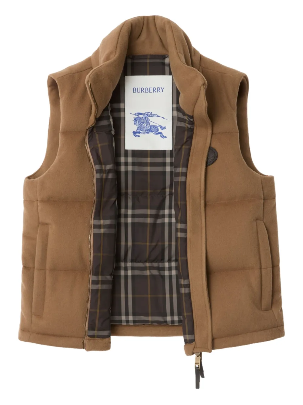 Burberry Kasjmier gilet Bruin