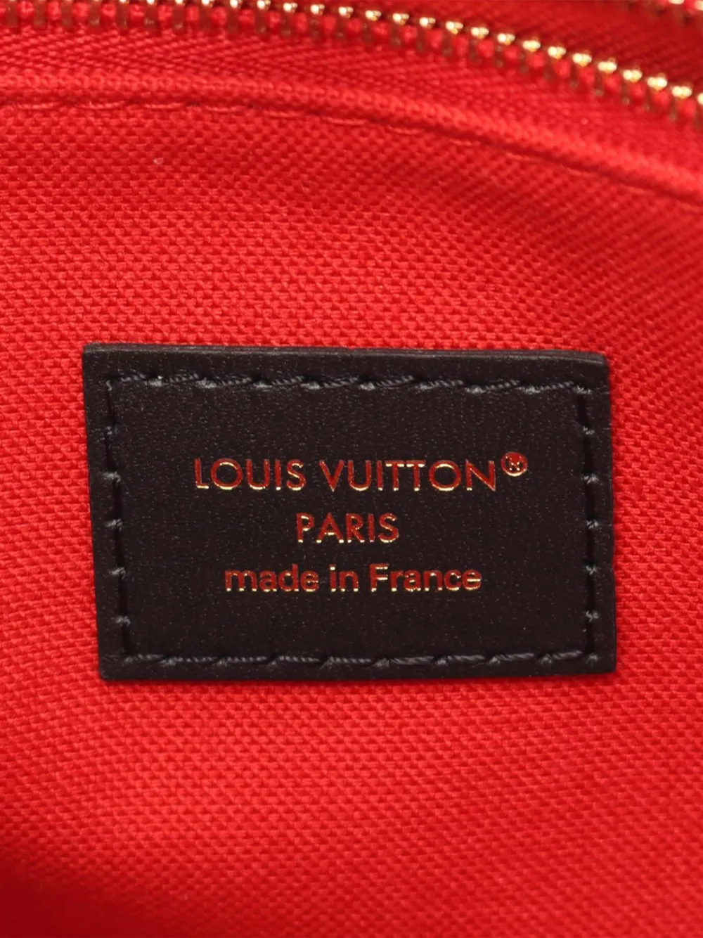Pre-owned Louis Vuitton 2021-2025 Monogram Reverse Giant Onthego Pm Satchel In Brown