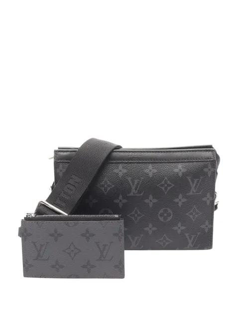 Louis Vuitton Pre-Owned bolsa crossbody Monogram Eclipse Gaston 2021-2025