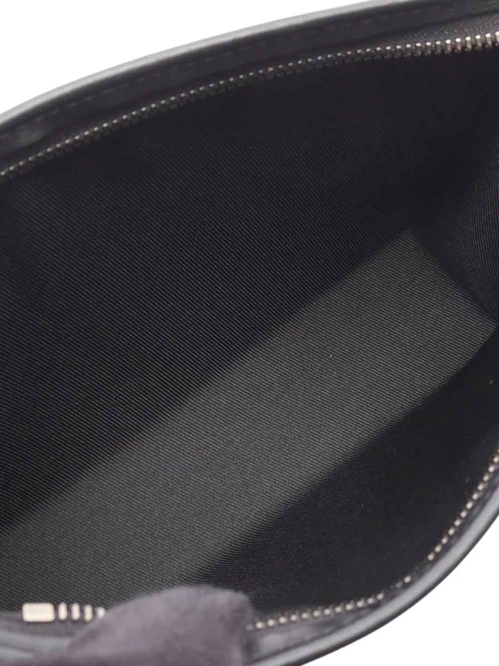 Pre-owned Louis Vuitton 2021-2025 Monogram Eclipse Gaston Wearable Wallet Crossbody Bag In Black