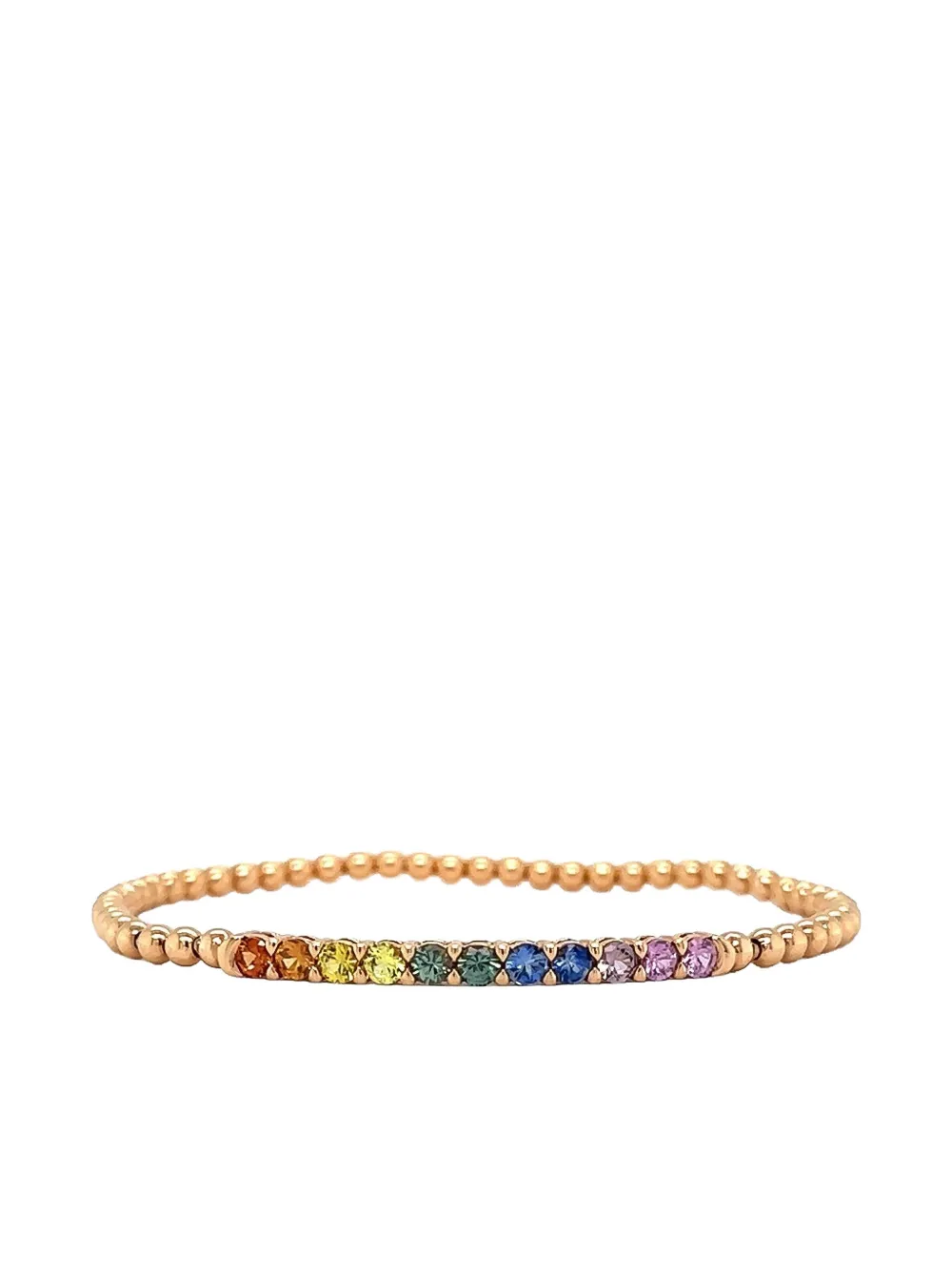 Lisa Nik pulsera en oro rosa de 18kt con zafiros | rosado | Image 1